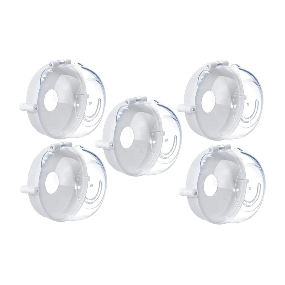 Weiwei 8Pcs Gas Stove Guards Stove Safety Covers Kitchen Stove Locks For Child Safety
