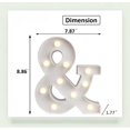 thumbnail image 4 of Oycbuzo decorative LED illuminated letters, dual-color plastic letter light signs, suitable for decorating parties, festivals, weddings, battery-powered., 4 of 5