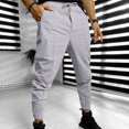 thumbnail image 2 of Vedolay Hiking Pants For Men Mens Linen Pants Plus Size Beach Summer Baggy Straight Leg Slacks with Pockets,Gray L, 2 of 5