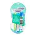 thumbnail image 6 of Equate Women's 4-Blade Disposable Razors, Color May Vary, 3 Count, 6 of 8