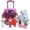 Pink1, variant on ZJNGJC 2025 Robot Dog Cat Rabbit Toy That Like A Real Animal Walking Barking Tail Wagging Smart Realistic Robotic Pet Birthday Halloween Present for Kids Indoor Play Pink4