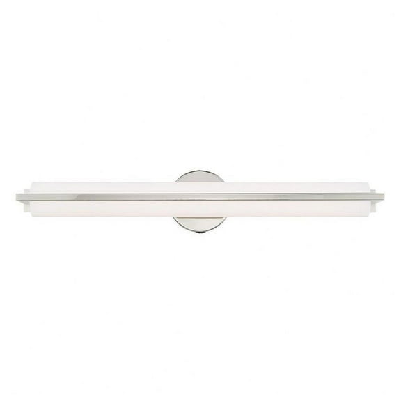 32W Led Ada Bathroom Light in Modern Style 4.38 inches Wide By 24.38 inches High-Polished Chrome Finish Bailey Street Home 218-Bel-3110573