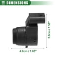 thumbnail image 4 of Car Bumper Reverse Parking Assist Sensor Parking Assist Sensor Plastic No.670005173 Black, 4 of 6