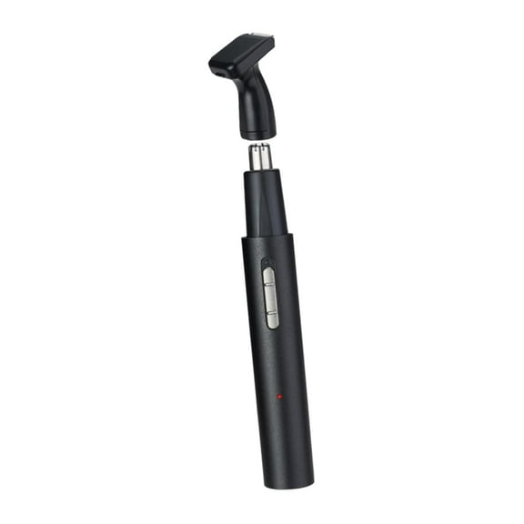 SkyAuks Nose Hair Trimmer for Men, Rechargeable 2-in-1 Painless Hair Trimmer, Black