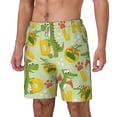 thumbnail image 2 of Balery Cartoon Dinosaurs Mens Swim Trunks Swim Shorts for Men Quick Dry Inseam Beach Shorts with Compression Liner Pocket-X-Large, 2 of 9