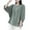 Green, variant on Summer Akafmk 3/4 Sleeve Shirts for Women,Summer Womens Cotton Linen Top,Casual Oversize Solid Color Round-Neck Imitation Top