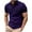 #098 Purple, variant on Felirenzacia Big and Tall Men’s Printed Polo Shirt, Short Sleeve UV Protection Quick Dry Golf Top, Brown,3XL