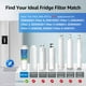 thumbnail image 2 of Filtro de agua para refrigerador Waterdrop EDR4RXD1 para Whirlpool, 2 of 9
