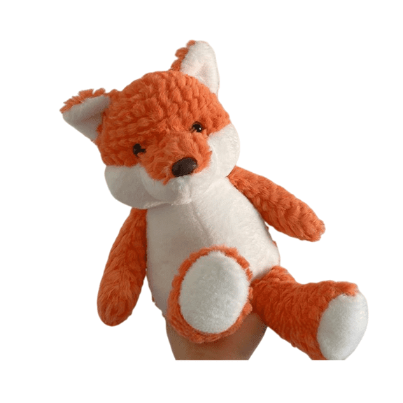 Cute Fox Plush Toy, Soft Stuffed Animal Doll with Fluffy Tail, Cozy Decorative Plush Figure, Adorable Gift for Home Décor, Bed, Sofa & Collection