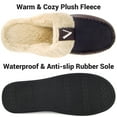 thumbnail image 4 of VONMAY Men's Scuff Slippers Memory Foam Slip On Shoes Moccasin Style House Shoes Indoor Outdoor, 4 of 6