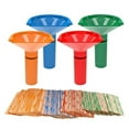 thumbnail image 2 of Naierhg 1 Set Coin Counter Portable Coin Sorter Funnel Shape Coin Tube Counter Machine with Wrappers for Home Bank, 2 of 7