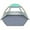 Turquoise, variant on Beach Tent Sun Shelter for 4 Person with UPF 50+ UV Protection, Lightweight & Easy Setup Beach Shade Canopy