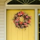 thumbnail image 5 of Corona artificial de otoño con flores de arce para colgar en la pared, puerta o ventana. 40cm, 5 of 9
