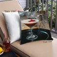 thumbnail image 1 of Ahgly Company Drinks Cocktails Outdoor Throw Pillow, 18 inch by 18 inch, 1 of 6