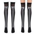 thumbnail image 3 of 1 Par de Calcetines Bowknot Halloween Por de La Medias Altas Disfraz Calcetines Altos hasta El Muslo Accesorio de Ropa de Disfraces Yuyangstore medias de halloween para mujer, 3 of 8