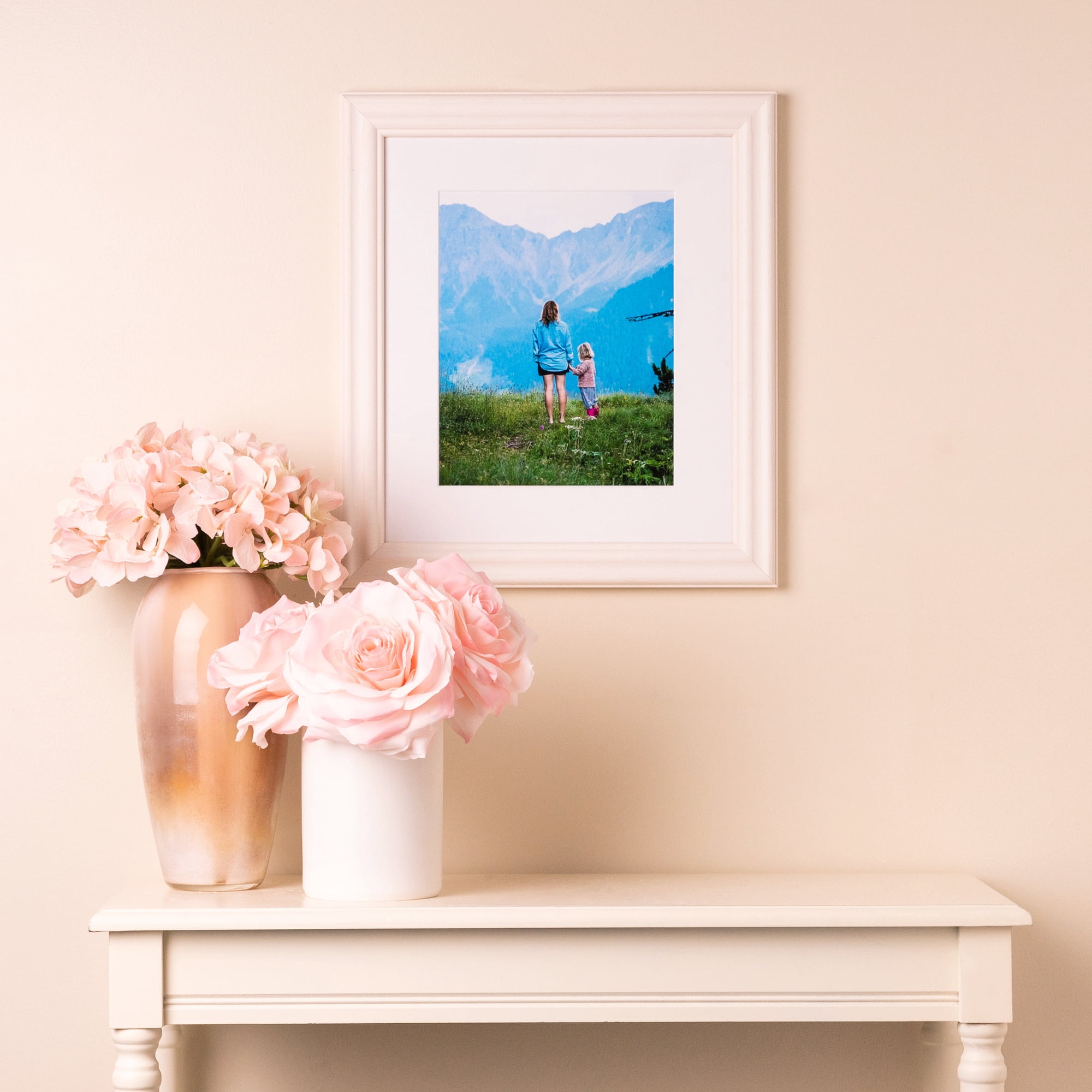 ArtToFrames 18" x 24" White Picture Frame, 18x24 inch White MDF Poster Frame (WOM-4443),  Pack
