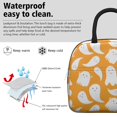 thumbnail image 3 of Womens Orange Halloween Cute Ghosts Lunch Box for Work,Insulated Lunch Bag for Women,Loncheras Para Mujer,Leakproof Adult Lunch Bag for Work,Beach,Travel,Picnic,Camping, 3 of 7