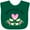Green, variant on Inktastic Grammy's Girl Heart Flowers Girls Baby Bib