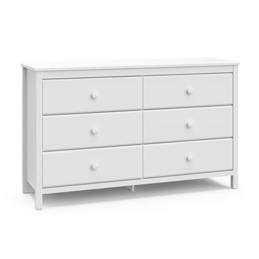 South Shore Fynn 6-Drawer Double Dresser, Winter Oak - Walmart.com