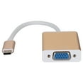 thumbnail image 3 of TYPE-C to VGA Converter Cable for Notebooks with a USB 3.1 Type C Port (Gold), 3 of 8