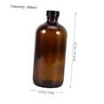 thumbnail image 3 of Frasco De Vidrio Ámbar De 500 Ml Tapa De Baquelita, Botella Vacía Para Almacenamiento Farmacéutico, Químico y Cosmético, Cierre Hermético Para Protección y Conservación Segura, 3 of 5