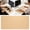 Khaki, variant on BVCL Large Pad Desk Mat With Leaf Print For Home Gaming And Study 300x800mm Rubber Keyboard Pad Home & Pad Nice Edge Thick Desk Mat Laptop Slip