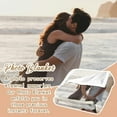 thumbnail image 3 of AISENIN Custom Blanket with 2 Pictures HD-Printing Personalized Flannel Photo Blanket Customized Gifts for Couples Families, 3 of 6