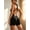 Black, variant on Scrunch Butt Bodycon Fitness Jumpsuit, Peach Lift Seamless Workout Romper, Sleeveless Sculpting Athletic Tank Suit