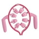 thumbnail image 1 of Rodillo de piernas de 8 ruedas, masajeador anticelulítico, rodillo muscular portátil para la fascia, manual Rosa, 1 of 9