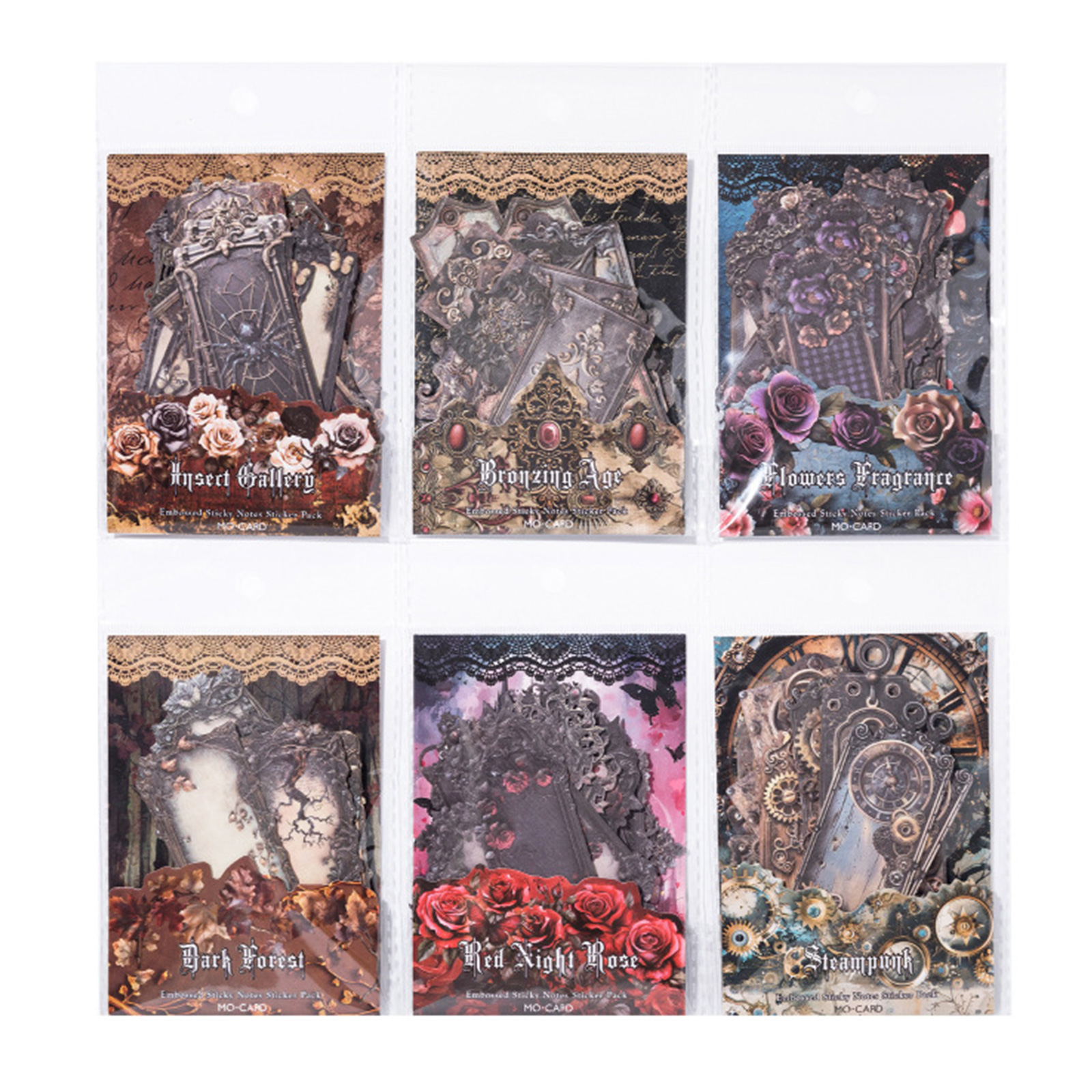 20 Autocollants Gothiques En Relief - Pour Scrapbooking, Journal, Décoration Téléphone - Motifs Mystiques