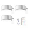 thumbnail image 1 of Visland Wall-mounted Wireless Picture Light with Remote Control Dimmable Battery Operated Adjustable 13-Color RGB Painting Light, 1 of 8