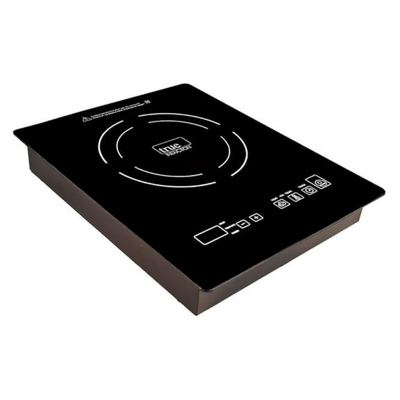 TI-1B 12 inch Built-In Single Burner Induction Glass-Ceramic Cooktop, 1750W, UL858 Certified