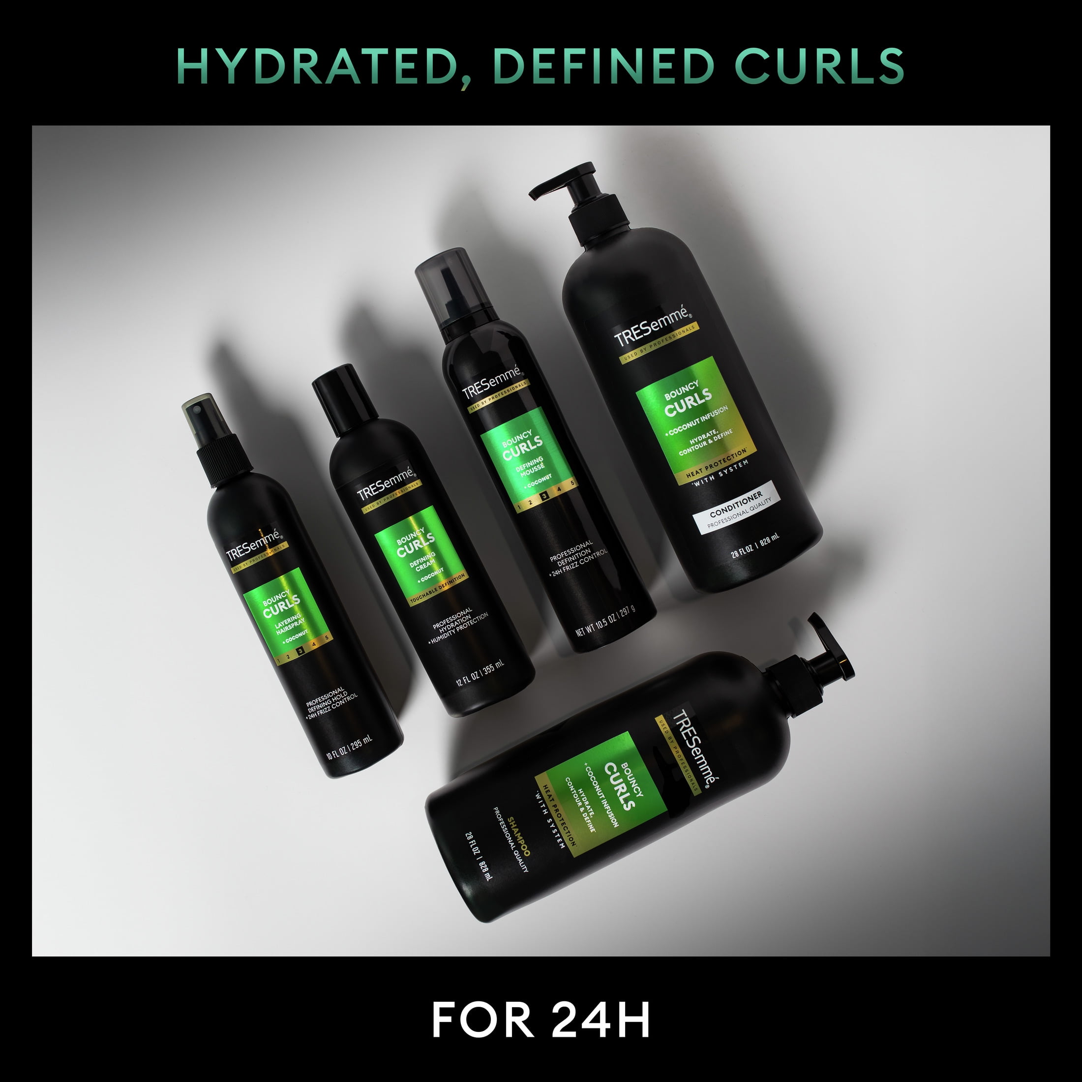 Tresemme Flawless Curls Women's Hairspray with Coconut and Avocado Oil, 10 oz