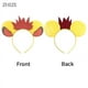 thumbnail image 2 of Diadema con orejas de ratón y personaje de León para niños, accesorios para el cabello con lazo de lentejuelas, fiesta, Festival, Cosplay, animales, Reino, 2024, 2 of 5