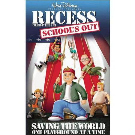 Disney Recess School's Out: Saving the World One Playground At A time VHS Tape