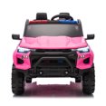 thumbnail image 2 of 24V Kids Ride on Cars, 2 Seater Battery Powered Ride on Toy Car with Remote Control, Electric Car for Girls Boys 3-8 with Music/LED Lights/Bluetooth/USB, Rose Red1, 2 of 7
