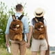 thumbnail image 4 of Balery Happy Fluffy Running Dog Mochila Clásica Impresa Básica para Viaje, Mochila Escolar Resistente al Agua, Mochila de Lona con Correas Ajustables-Small, 4 of 5