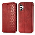 thumbnail image 3 of Étui pour Samsung Galaxy A32 5G à Rabat Portefeuille à Rabat Magnétique Protecteur - Rouge, 3 of 5