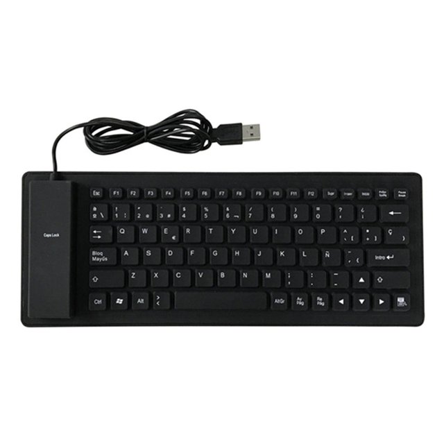 Langgg Mini Wired USB Keyboard 84 Keys Waterproof for PC Desktop Laptop Computer
