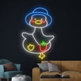 thumbnail image 3 of Handmadetneonsign Cute Duck With Strawberrr Neon Light, Duck Led Light, Duck Led Sign, Room Decor, 3 of 5