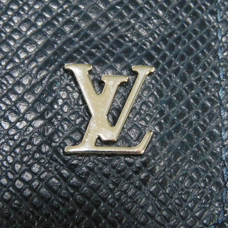 Pre-Owned LOUIS VUITTON Card Case Organizer de Poche LV Logo Metal 