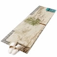 thumbnail image 6 of Vintage Palm Trees Kitchen Runner Rug 2x6 Washable Runners for Hallway Non Slip Summer Tropical Botanical Beige Burlap Large Area Rug Indoor Floor Carpet for Bathroom Laundry Entryway Bedroom, 6 of 8