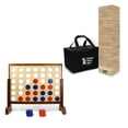thumbnail image 1 of Yard Games Giant Tumbling Timbers & Giant 4 in a Row Outdoor Game Bundle, 1 of 12