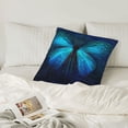 thumbnail image 6 of LNWH Decorative Pillow Covers, Fantasy Lie Butterfly Square Sofa Decorative Knit Pillow Case, 16"x16", 6 of 8