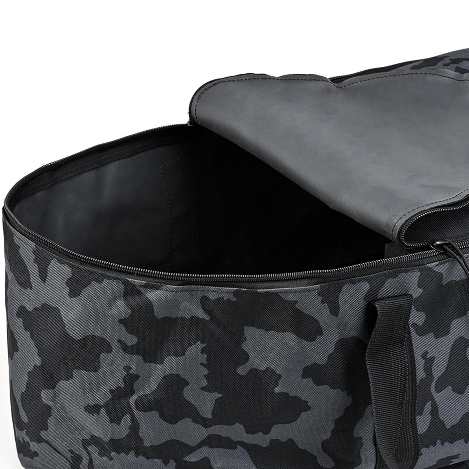 koolsoo Tackle Bag Accessories Fishing Gear Bag for Boat Backpacking Enthusiast Black Grey
