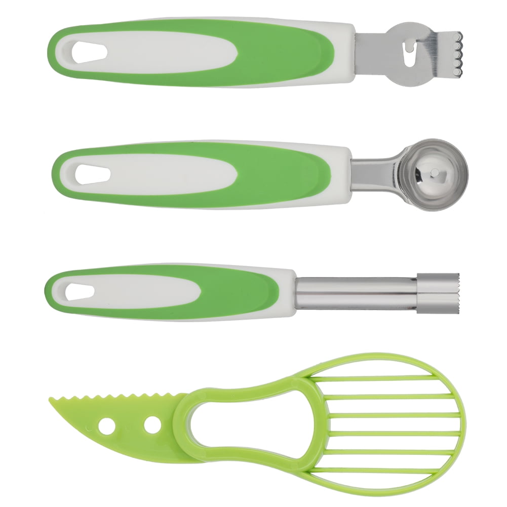 Kitchen Gadget Set,Four Piece Kitchen Gadget Fruit Scoop Shea Butter Knife Extended Durability