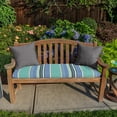 thumbnail image 2 of Casual Cushion Solid Sunbrella® Fabric 1-Piece Outdoor Throw Pillow, 20"W x 20"L, Cast Slate, 2 of 5