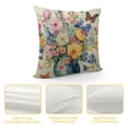 thumbnail image 4 of SHANXI Throw Pillow CoverWatercolor and Pillow Case Flower and Leaves for Party Sofa room 18x18in, 4 of 5