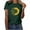 Green, variant on Women Short Sleeve Tops Plus Size Work Out Shirts Gym Loose Long Plus Size Golf Shirts for Women Dry Fit