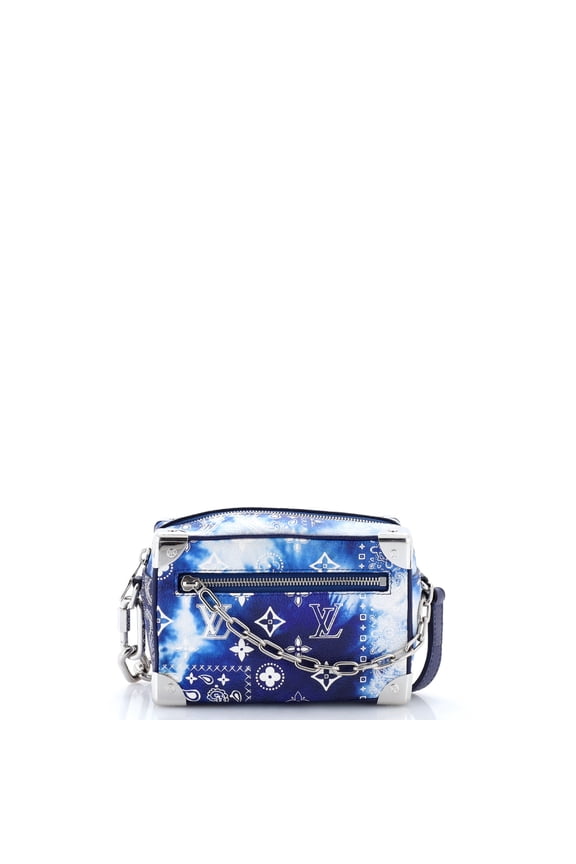 Pre-Owned Soft Trunk Bag Limited Edition Monogram Bandana Leather Mini By Rebag